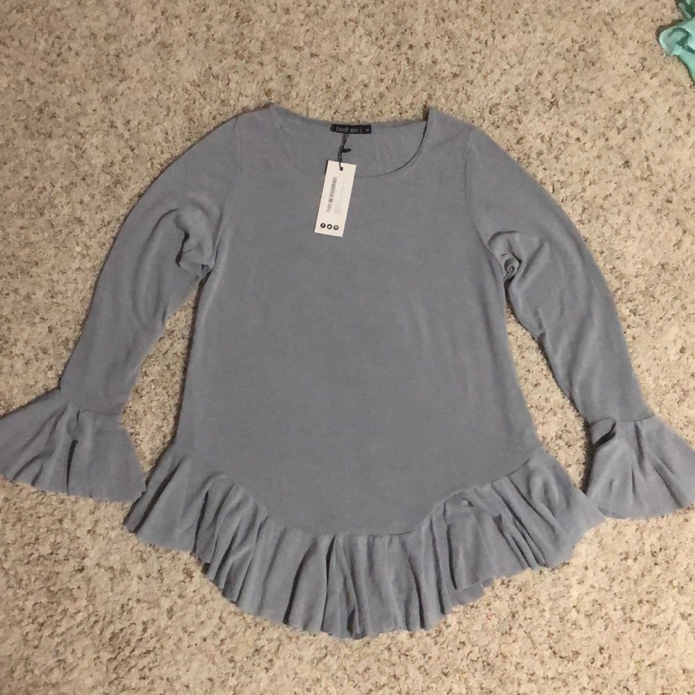 Ruffle hem top